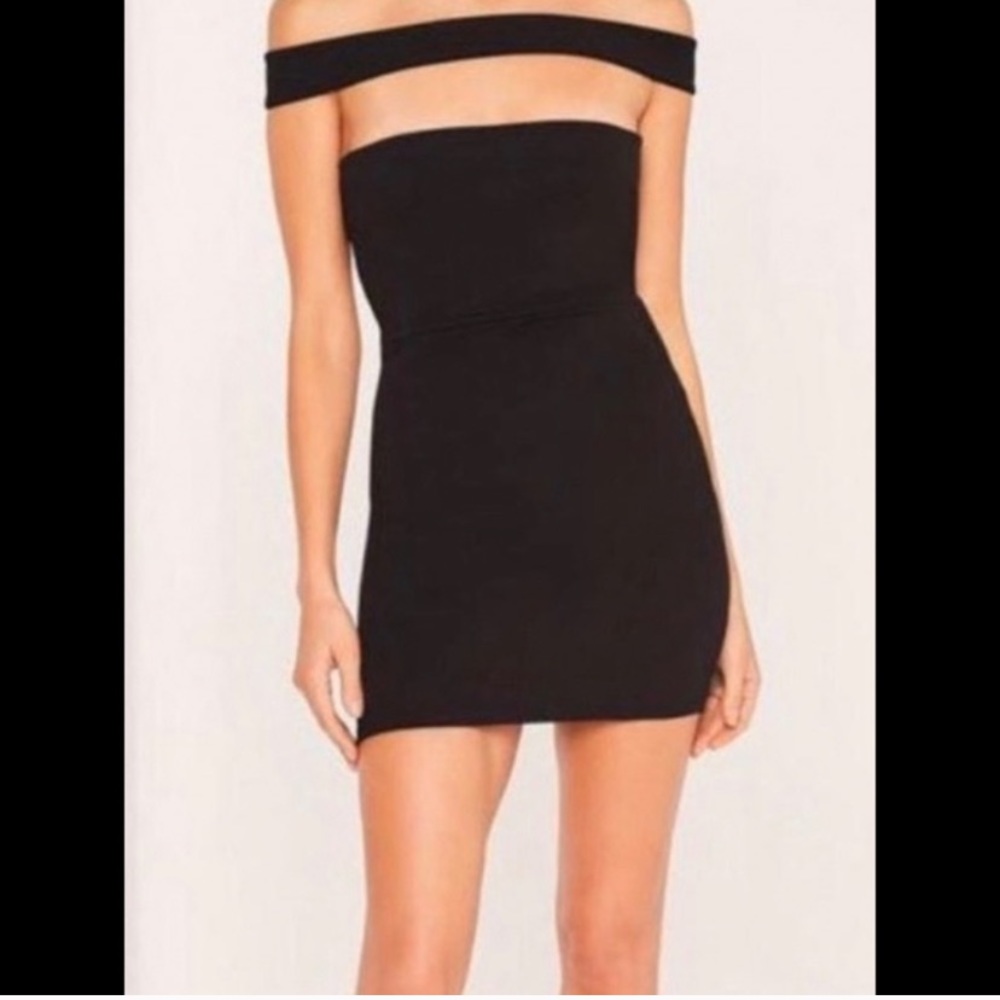 NWT Missguided Bardot Strapless Bodycon Dress 4